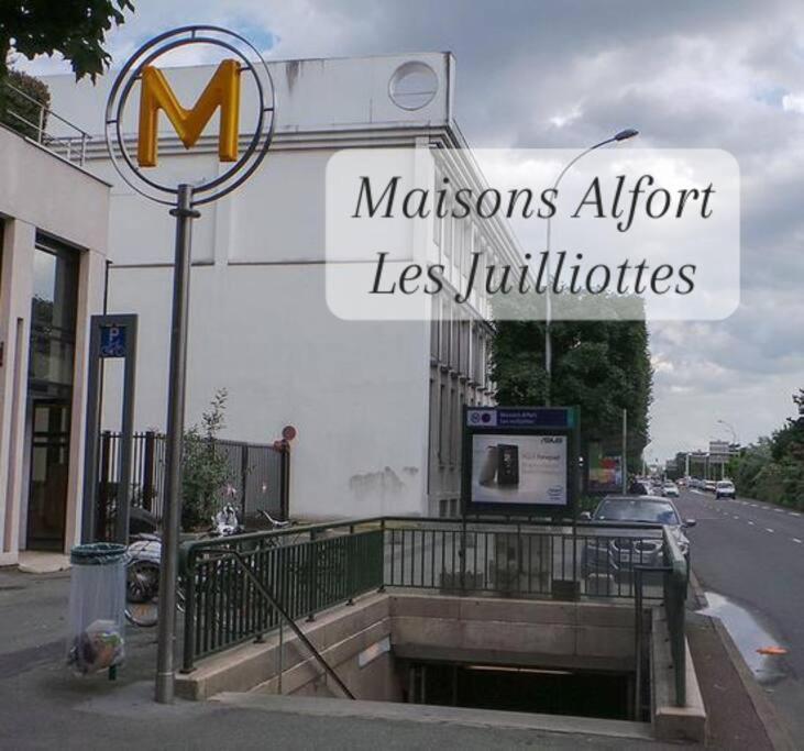 Escale-Marne Fr - 102 - Free Parking - Free Luggage Storage - All Equipped - Linen Included - Washing Machine - 10Mn Walk Metro 8 - Rer A - Panoramic View - From 1 To 4 Guests Maisons-Alfort Kültér fotó